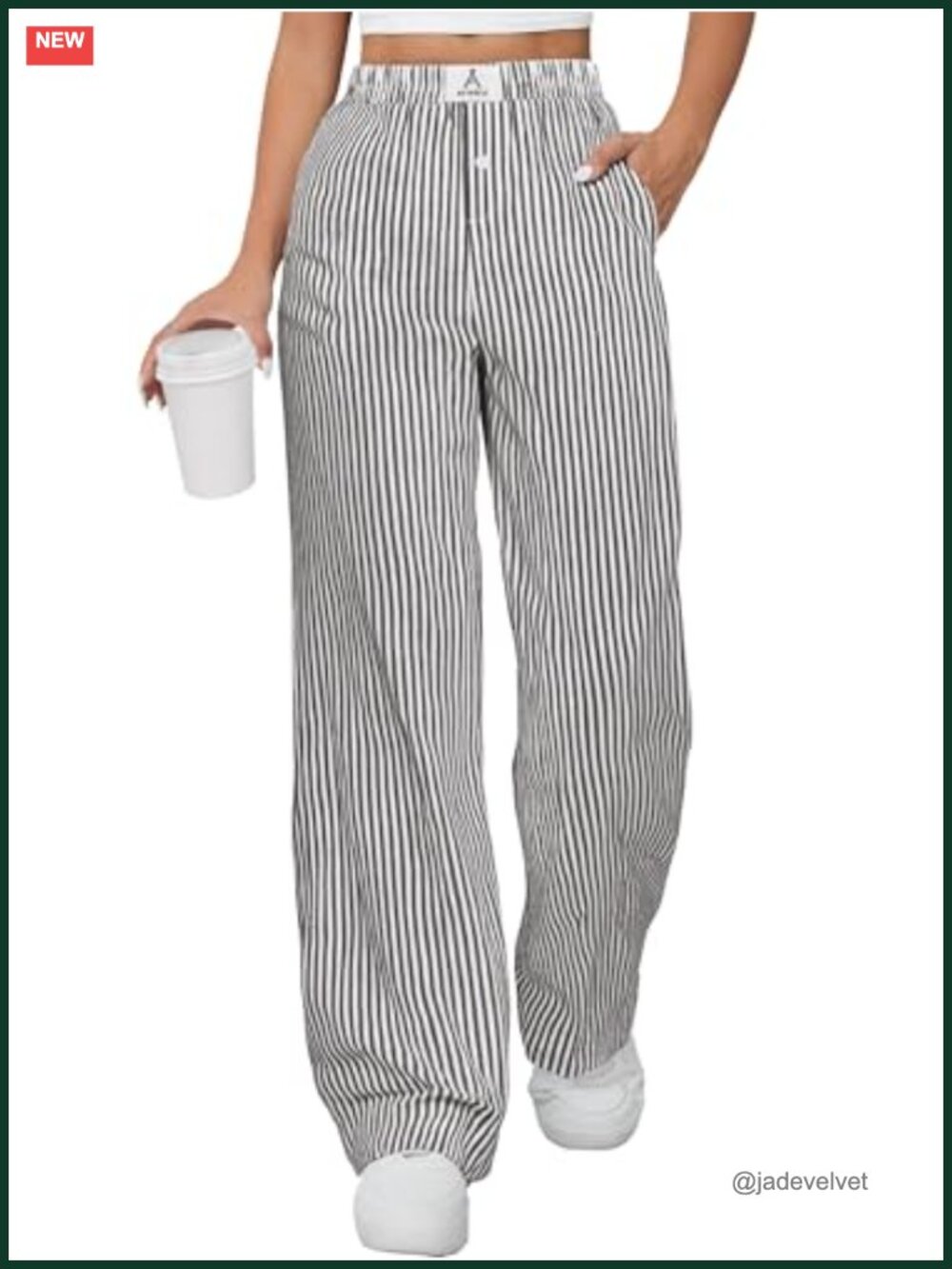 Wide Leg Elastic Waist Pajama Bottoms with Pockets Lightweight Rayon Lounge